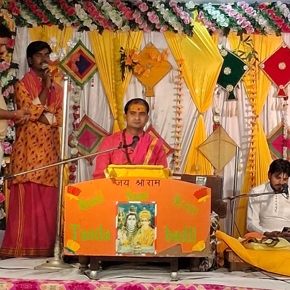 बादली के नव दुर्गा मंदिर में श्रीमद्भागवत कथा शुरू:कथा प्रवक्ता निर्मल जी दासानुदास ने बताया महत्व, 7 दिन तक चलेगा आयोजन