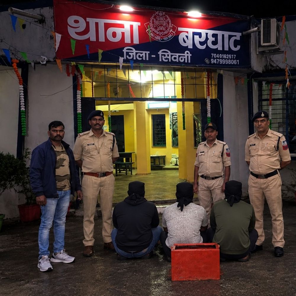 महामाया मंदिर से दानपेटी चोरी, 3 आरोपी गिरफ्तार:दानपेटी, नकदी और एक्टिवा जब्त; ग्रिल तोड़कर मंदिर में घुसे थे चोर