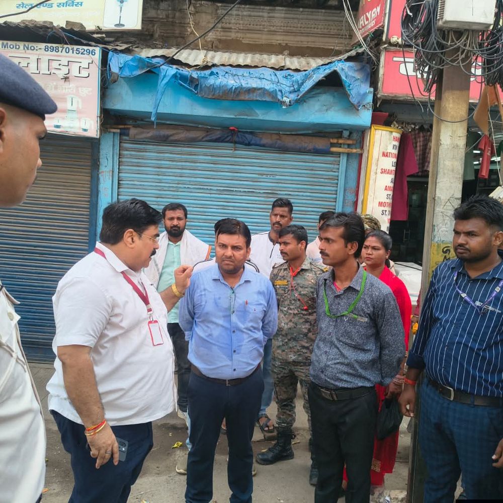 गयाजी में 10 दिन में 4.54 लाख वसूले:पितृपक्ष से पहले गयाजी में अतिक्रमण पर निगम की कार्रवाई, फुटपाथ-सड़कों से हटेगा कब्जा