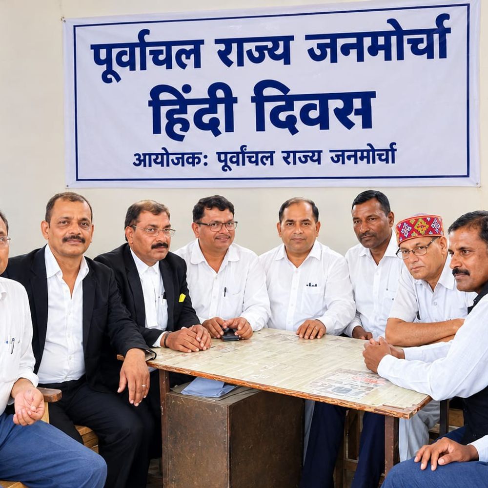 पूर्वांचल राज्य जनमोर्चा ने दोहराया अलग-राज्य के गठन का संकल्प:सोनभद्र में कार्यक्रम कर पूर्वांचल के विकास के लिए अलग राज्य की मांग की