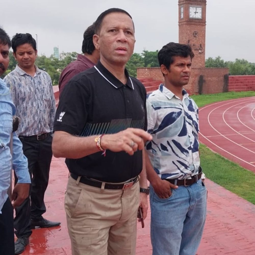 राजगीर स्पोर्ट्स कॉम्प्लेक्स का पीसीआई महासचिव ने लिया जायजा:राष्ट्रीय आयोजनों के दिए संकेत, आगामी एशियन गेम्स में बेहतर प्रदर्शन की जताई उम्मीद