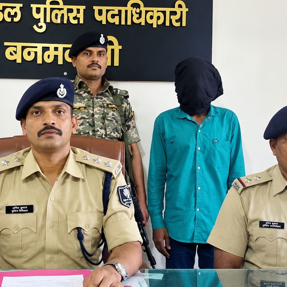 पूर्णिया में घर से देशी रायफल बरामद:अवैध हथियार के साथ शंकर ऋषि गिरफ्तार; पुलिस की छापेमारी में मिला हथियार, आर्म्स एक्ट में FIR