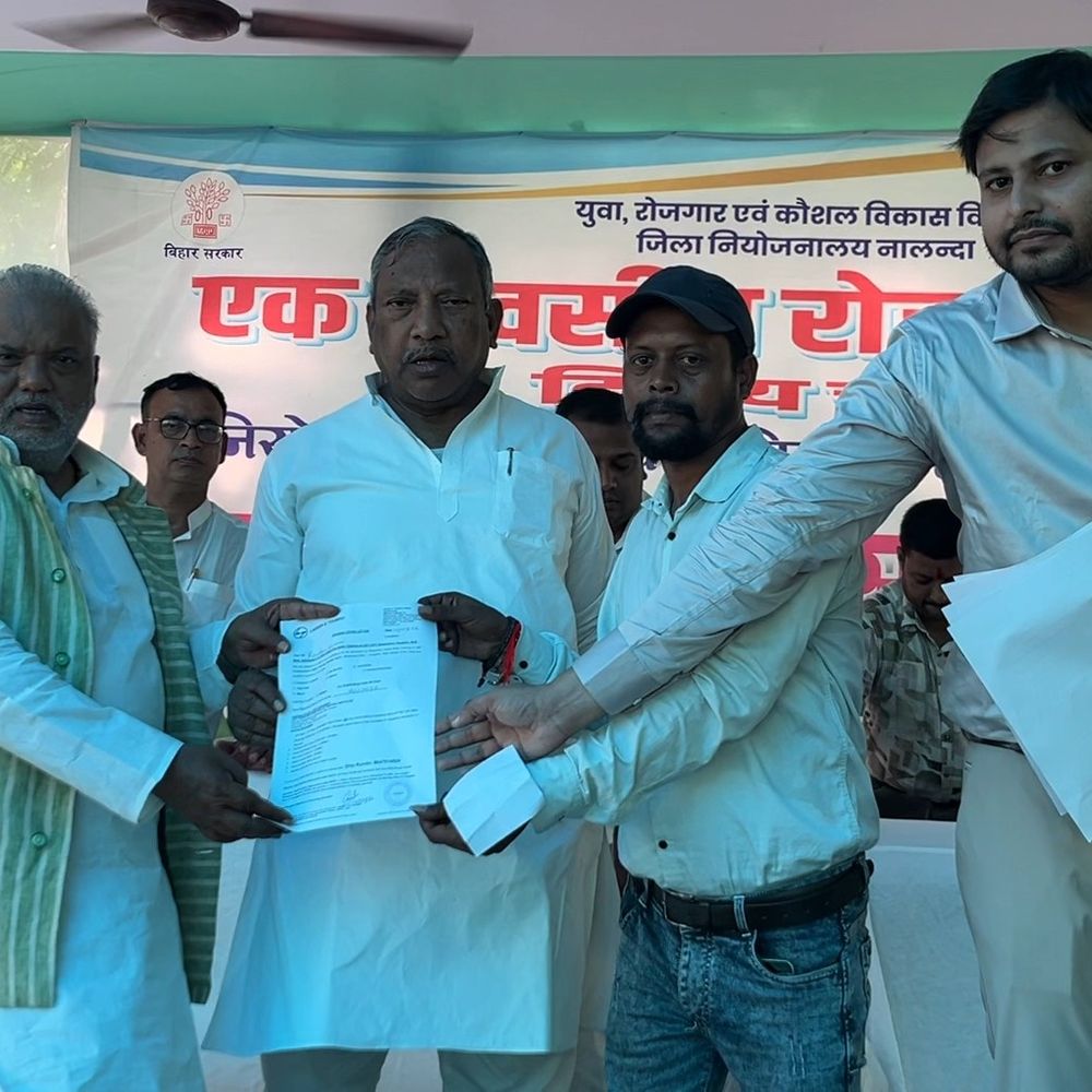 नालंदा में रोजगार मेला, 22 कंपनियां आईं:युवाओं को मिला नियुक्ति पत्र, 500 से अधिक ने ऑनलाइन कराया रजिस्ट्रेशन