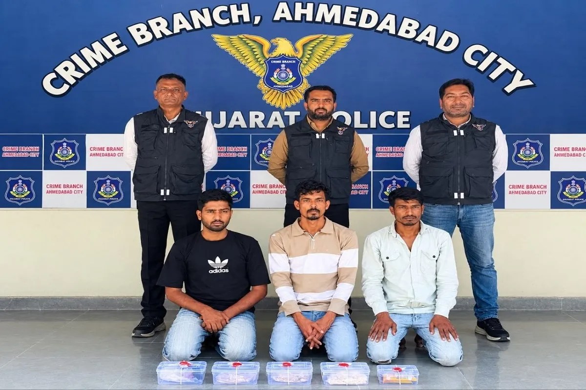 Ahmedabad: क्राइम ब्रांच ने नरोडा से जब्त की 4.50 करोड़ की एमडी ड्रग्स, एमपी के 3 लोगों को पकड़ा