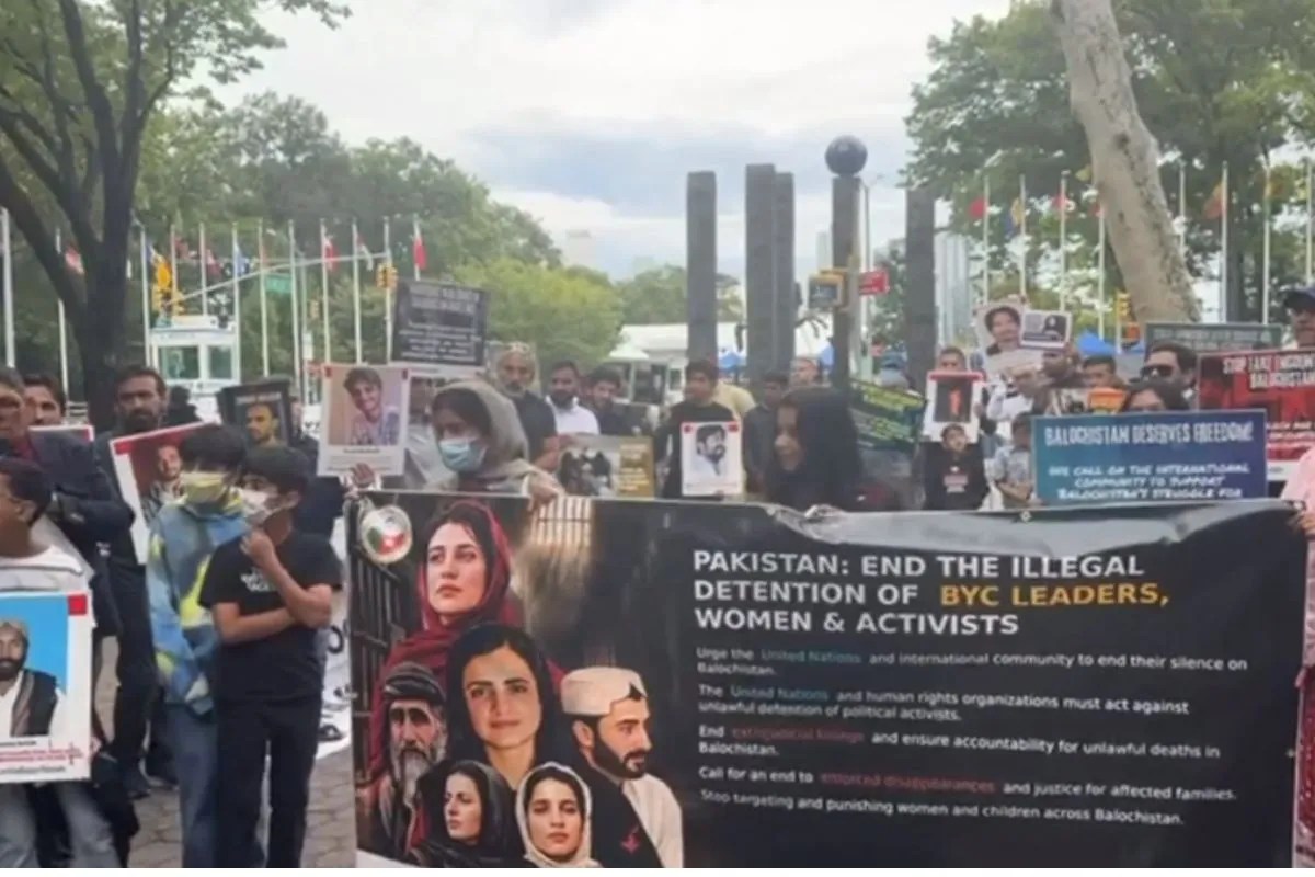 Balochistan Movement: 3500 लोगों को अगवा कर गैरकानूनी हत्याओं का आरोप, पाकिस्तान के खिलाफ UN के बाहर प्रदर्शन