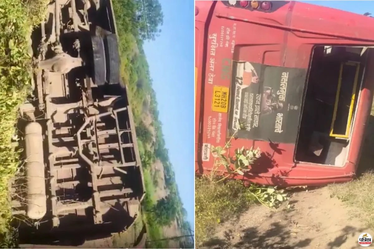 बारामती: सुपे घाट में 40 छात्रों से भरी एसटी बस पलटी, मची चीख-पुकार, रोहित पवार ने लगाये गंभीर आरोप