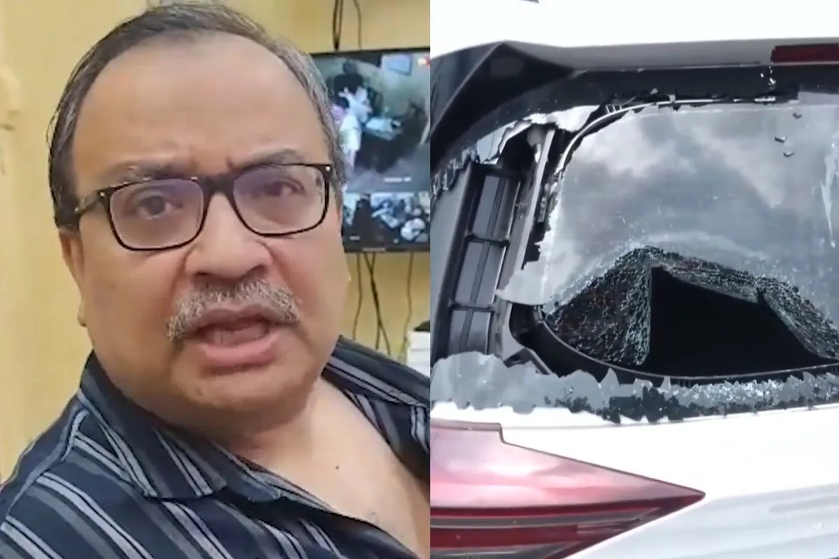 Kunal Ghosh Attack: TMC विधायक कुणाल घोष की कार पर फिर हमला, हथौड़े से वार और बंदूक तानने का आरोप