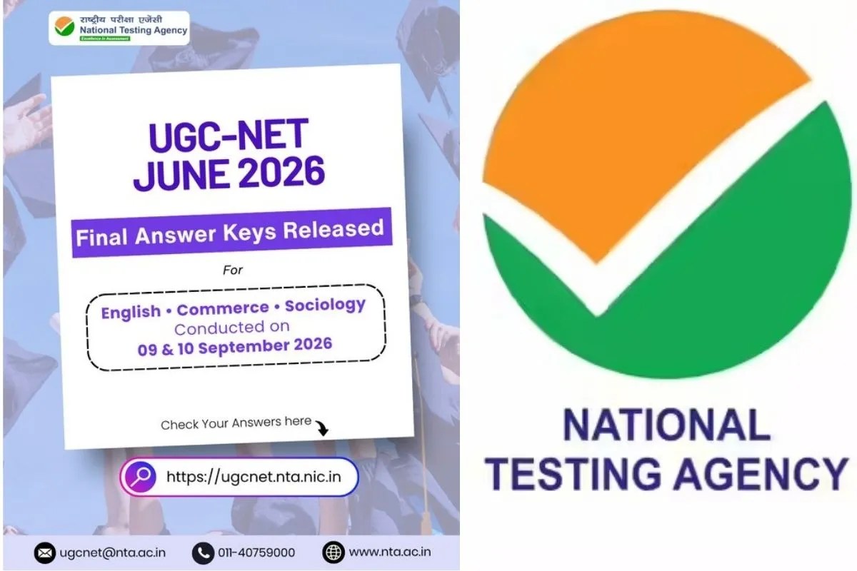 NTA ने इंग्लिश, कॉमर्स और सोशियोलॉजी विषयों के लिए जारी की UGC-NET जून 2026 परीक्षा की फाइनल आंसर की