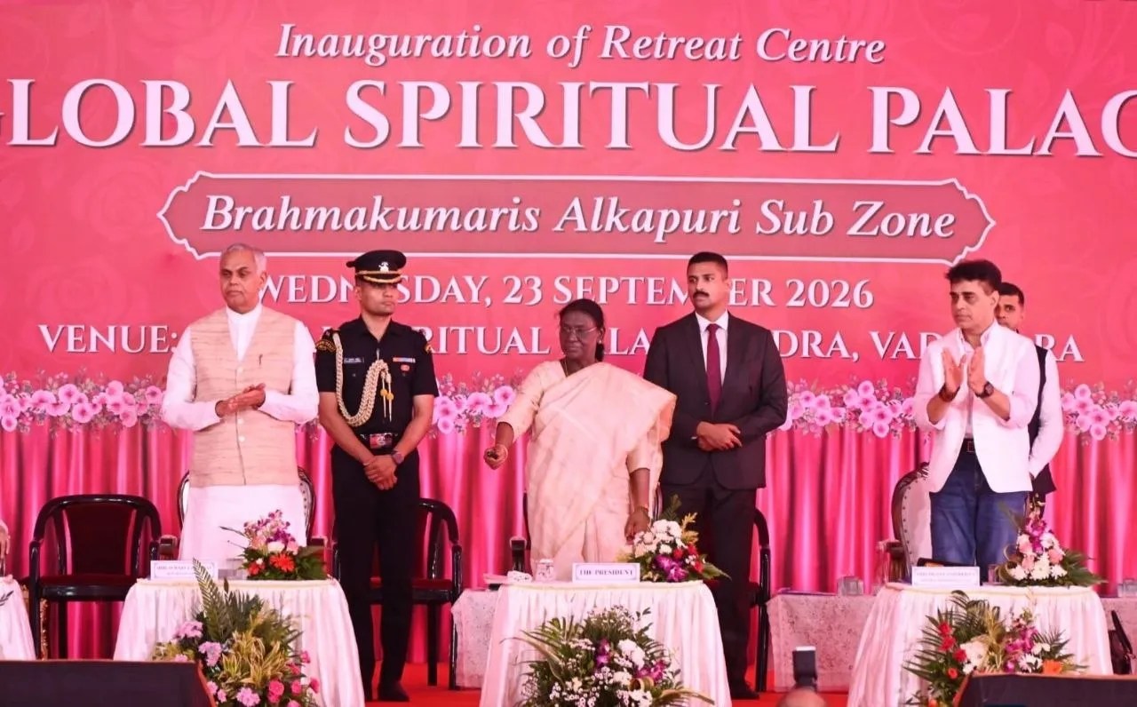 मौजूदा वैश्विक परिदृश्य में शांति के लिए ध्यान और सकारात्मक सोच जरूरी : मुर्मु