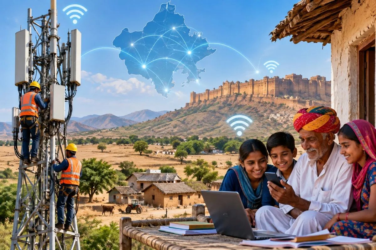 High Speed Internet: राजस्थान के सीमांत गांवों तक पहुंचेगा हाई-स्पीड इंटरनेट, 4जी कनेक्टिविटी पर सरकार का बड़ा फोकस