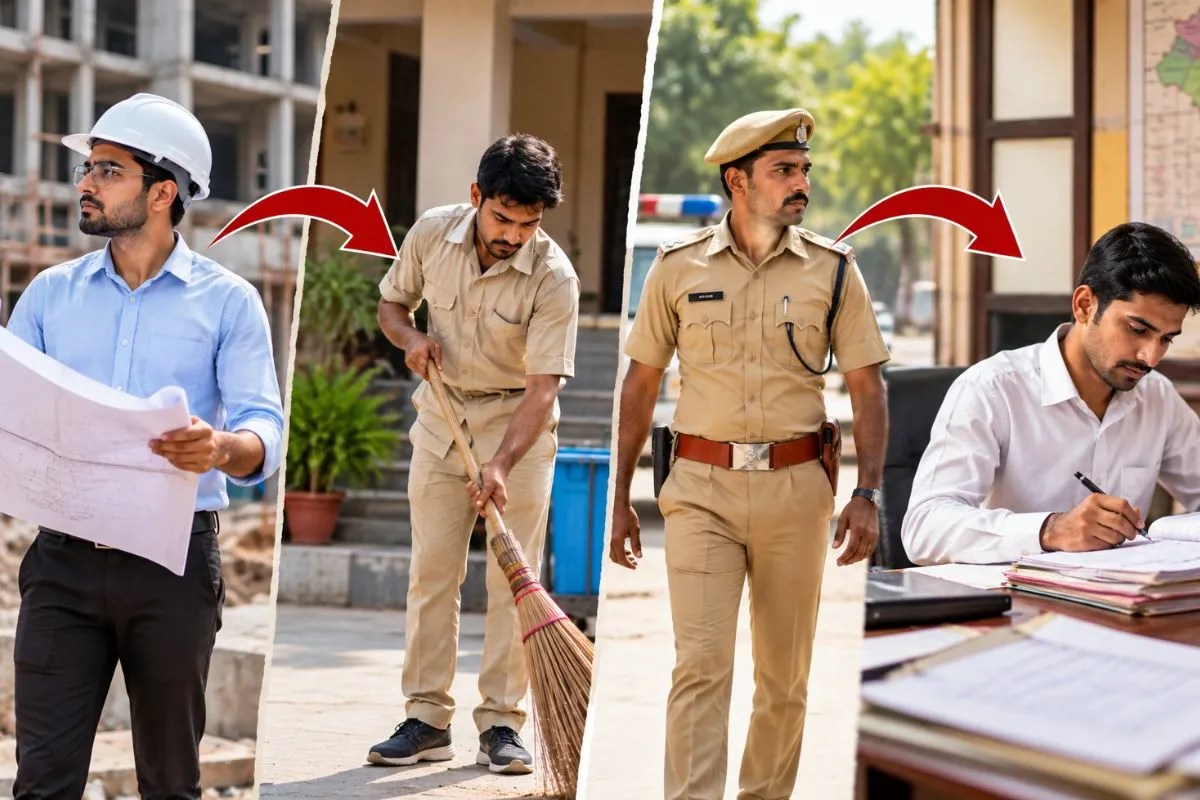 राजस्थान में सरकारी नौकरी का बदला ट्रेंड! कहीं इंजीनियर बने चतुर्थ श्रेणी कर्मचारी, तो कहीं पुलिसकर्मी बने पटवारी; आखिर क्यों?