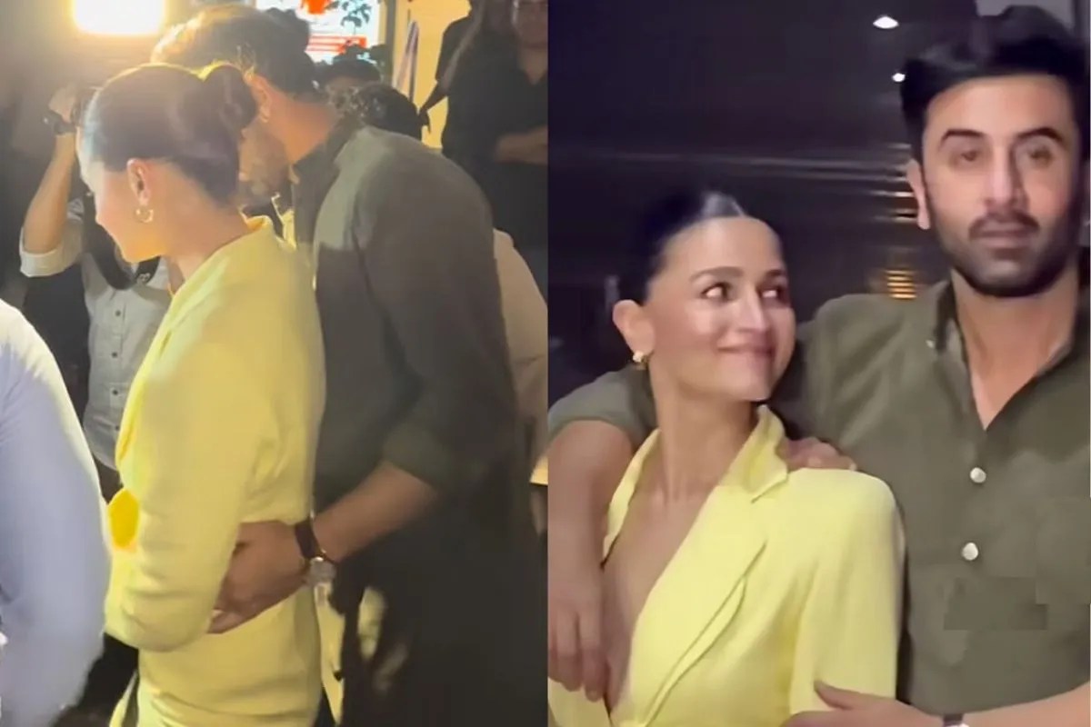 भीड़ में आलिया के लिए प्रोटेक्टिव हुए रणबीर कपूर! कमर थामकर सुरक्षित भीड़ से निकाला, वीडियो हुआ वायरल
