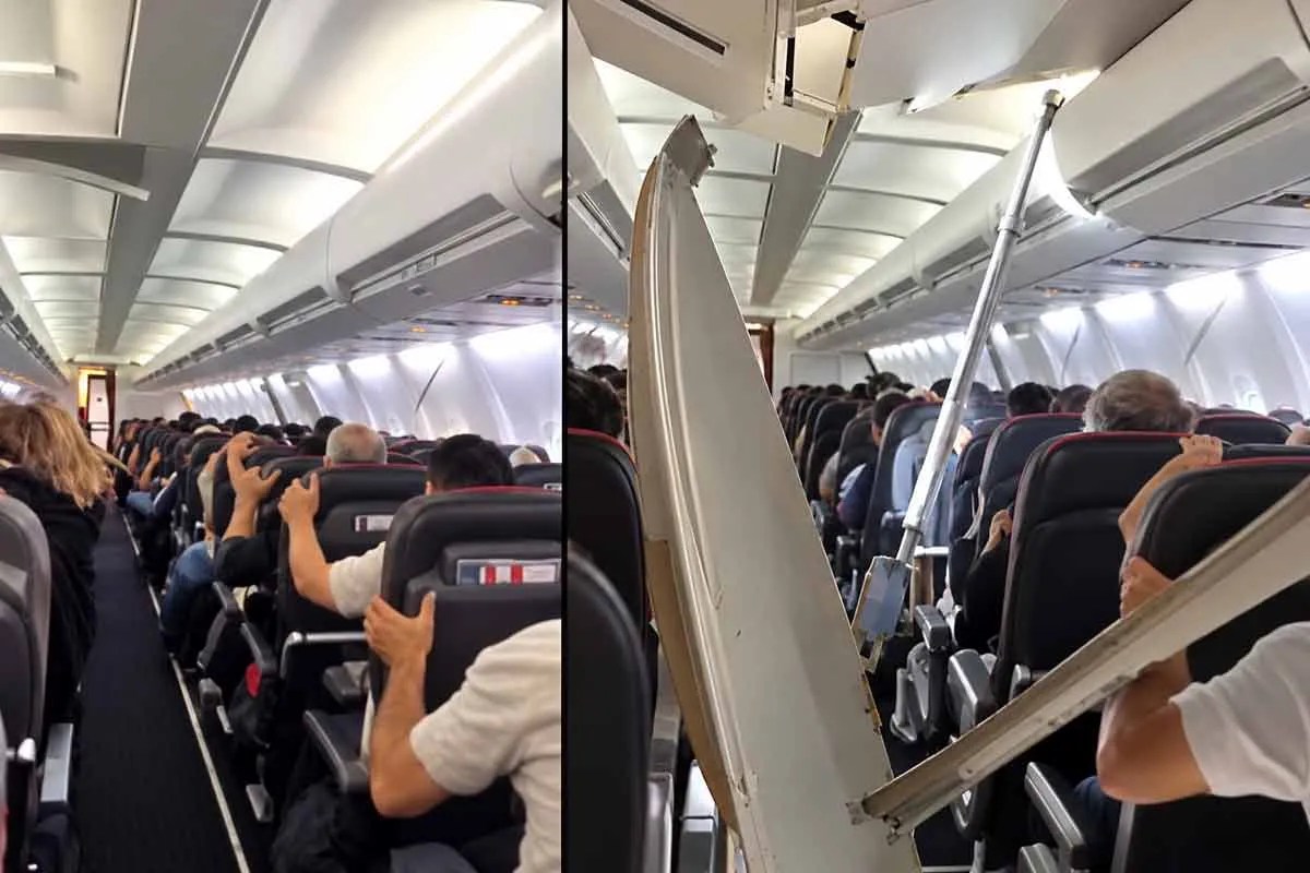 उड़ान के बीच मचा हड़कंप! ईरान में Sepehran Airlines के Boeing 737 का केबिन सीलिंग टूटा, इमरजेंसी लैंडिंग से बची बड़ी अनहोनी
