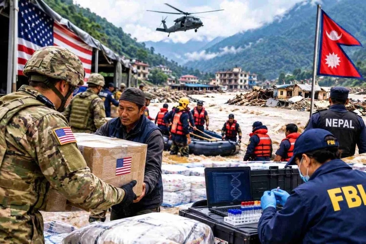 नेपाल बाढ़ पीड़ितों के लिए अमेरिका ने बढ़ाया मदद का हाथ, अतिरिक्त फंडिंग मंजूर, पीड़ितों की पहचान में FBI भी जुटी