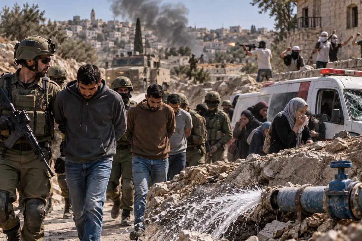West Bank Violence: वेस्ट बैंक में मचा हड़कंप! 700 लोगों का पानी बंद, घरों पर गोलीबारी और ताबड़तोड़ छापेमारी