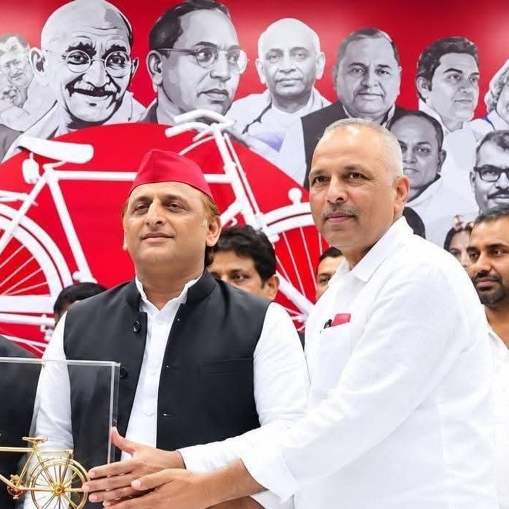 बसपा से निकाले गए जुनैद पहलवान सपा में शामिल:भोगनीपुर में अखिलेश यादव की मौजूदगी में ली सदस्यता, 2022 में लड़े थे चुनाव