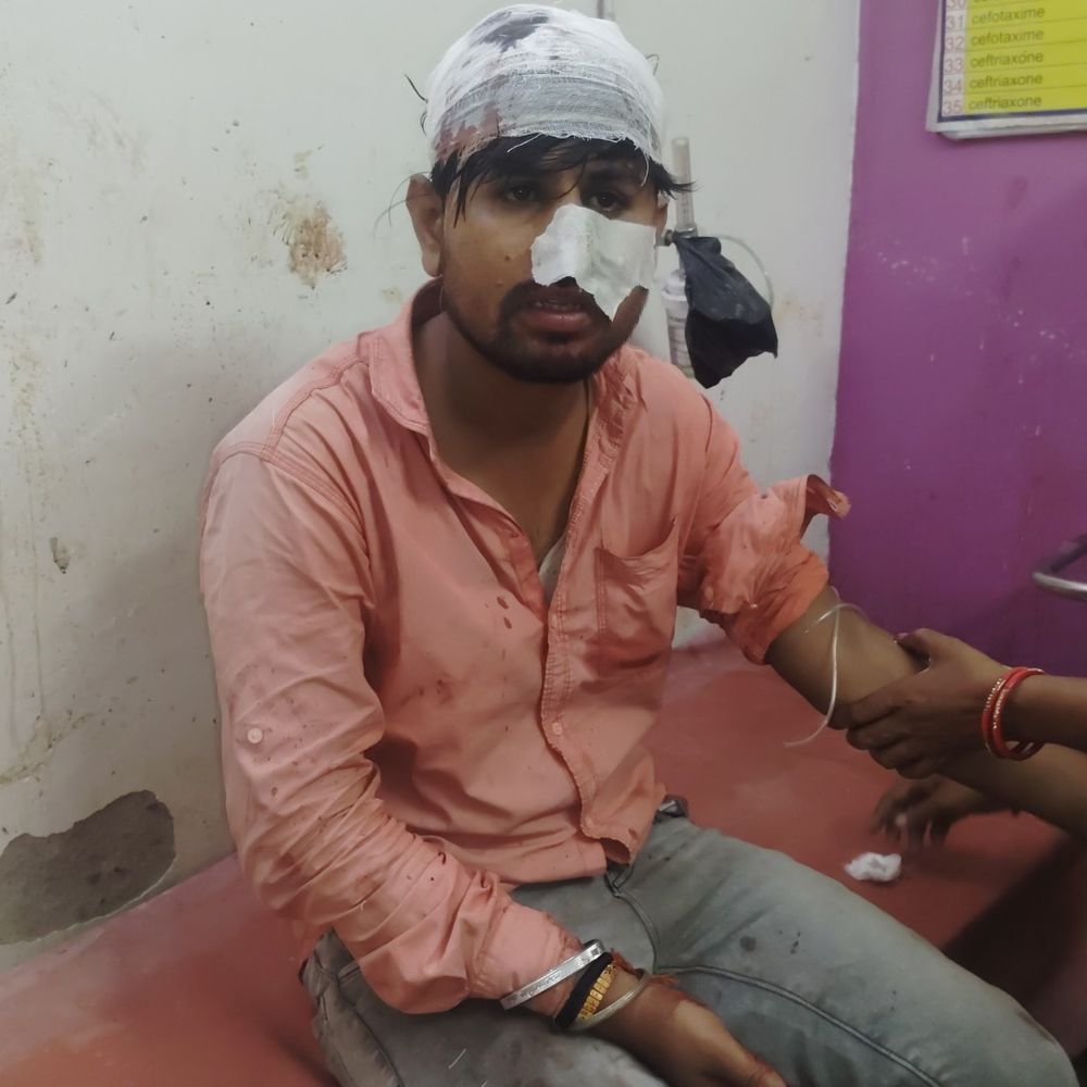 परसबिगहा थाना क्षेत्र में नगर परिषद पर्यवेक्षक के साथ मारपीट:असामाजिक तत्वों ने हमला कर सिर फोड़ा, ड्यूटी पूरी कर गांव लौटने के दौरान हादसा