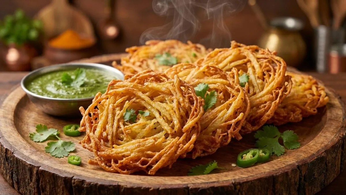शाम की चाय का मजा हो जाएगा दोगुना, बस बनाकर देखें आलू लच्छा पकोड़ा