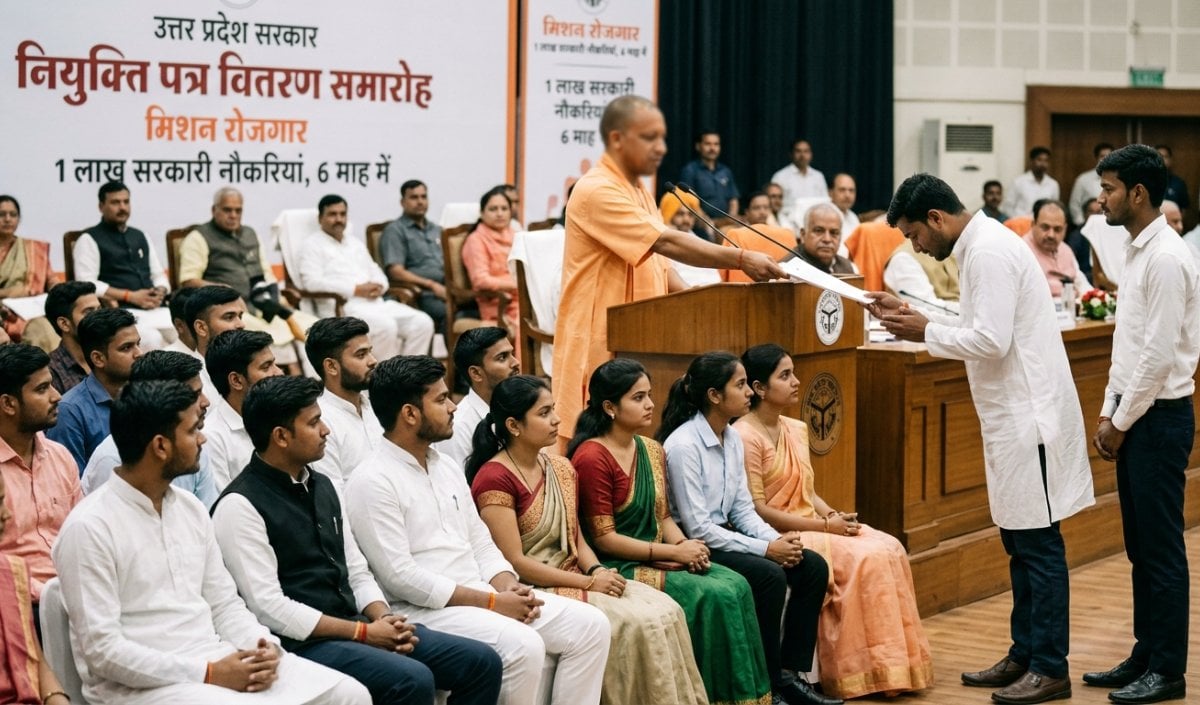 UP में अगले 6 महीने में 1 लाख युवाओं को मिलेगी सरकारी नौकरी, CM Yogi का ऐलान