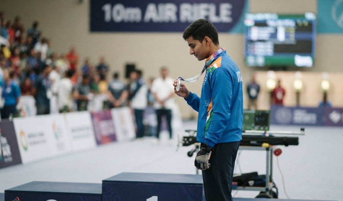 10m Air Rifle में Parth Mane ने जीता Silver, Manu Bhaker और सौरभ के बाद चमका नया सितारा