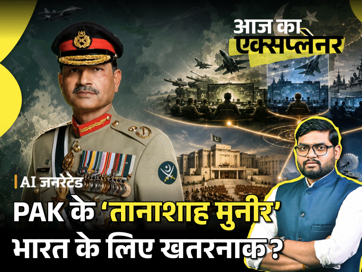 आज का एक्सप्लेनर:आसिम मुनीर ने गुपचुप ‘तख्तापलट’ कर दिया; कैसे पाकिस्तान में सबसे ताकतवर बने, आखिर हासिल क्या करना चाहते हैं