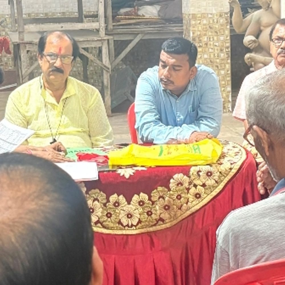 156वीं आमला टोला सार्वजनिन समिति की बैठक में दुर्गा पूजा को भव्य बनाने का लिया गया निर्णय