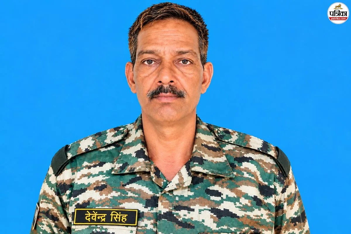 नीमकाथाना: सेना के नायक देवेंद्र सिंह गुर्जर का हार्ट अटैक से निधन, क्षेत्र में शोक की लहर