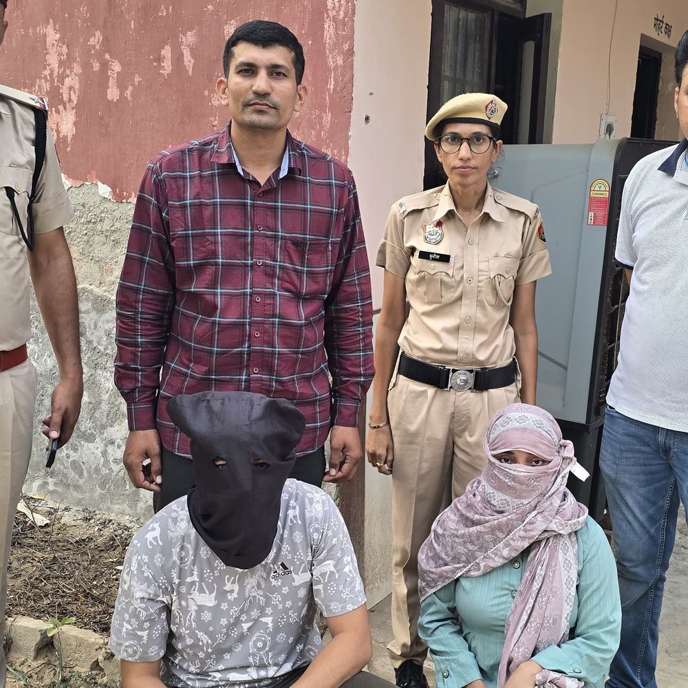 हिसार में विदेशी नागरिकों को ठगने वाले गिरोह का खुलासा:यमुनानगर की महिला समेत दो अरेस्ट, व्हाट्सएप और वीपीएन से करते थे संपर्क
