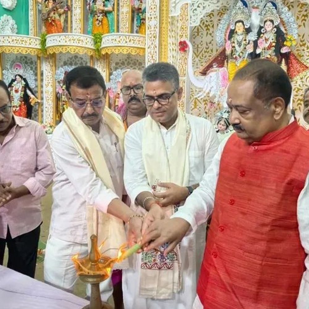 मधुबनी में 10 दिवसीय इंद्र पूजा मेला शुरू:उद्घाटन के साथ ही हुई बारिश, लोगों में उत्साह