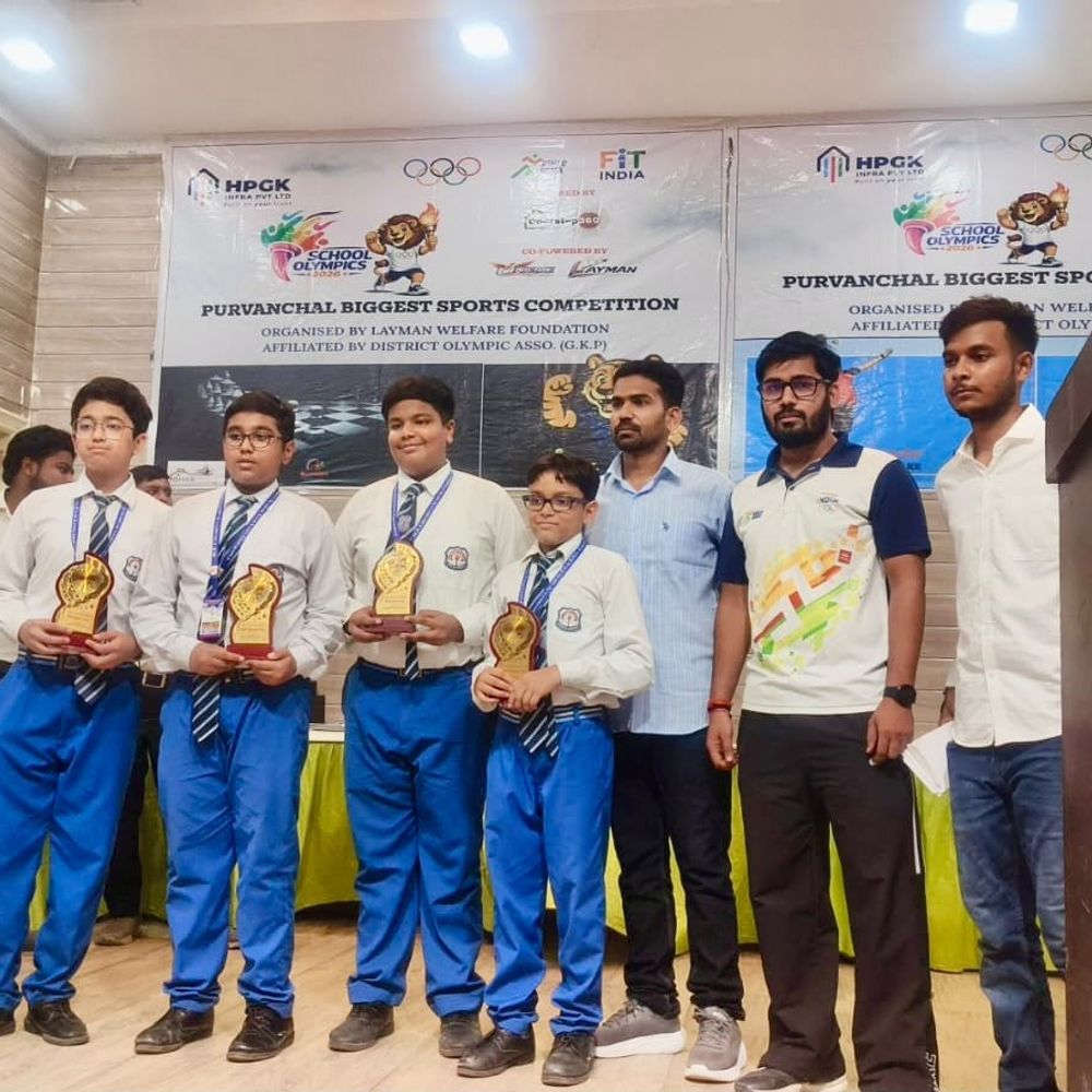 गोरखपुर में स्कूल ओलंपिक्स का समापन:3500 विद्यार्थियों ने लिया हिस्सा, 500 विजेताओं को मेडल ट्रॉफी मिले