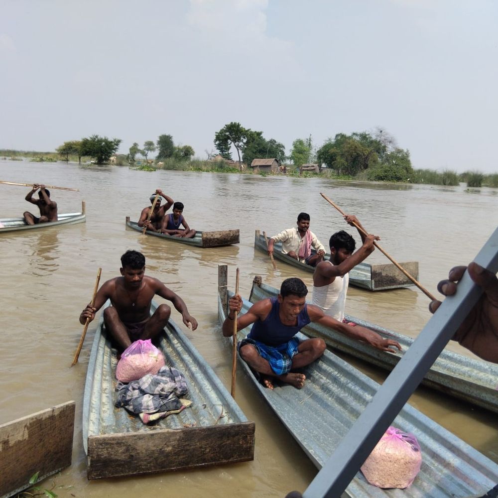 गंगा का जलस्तर साल के सबसे ऊंचे स्तर पर:साहिबगंज में 28.65 मीटर पहुंचा पानी, दियारा और निचले इलाकों में बाढ़; NDRF तैनात