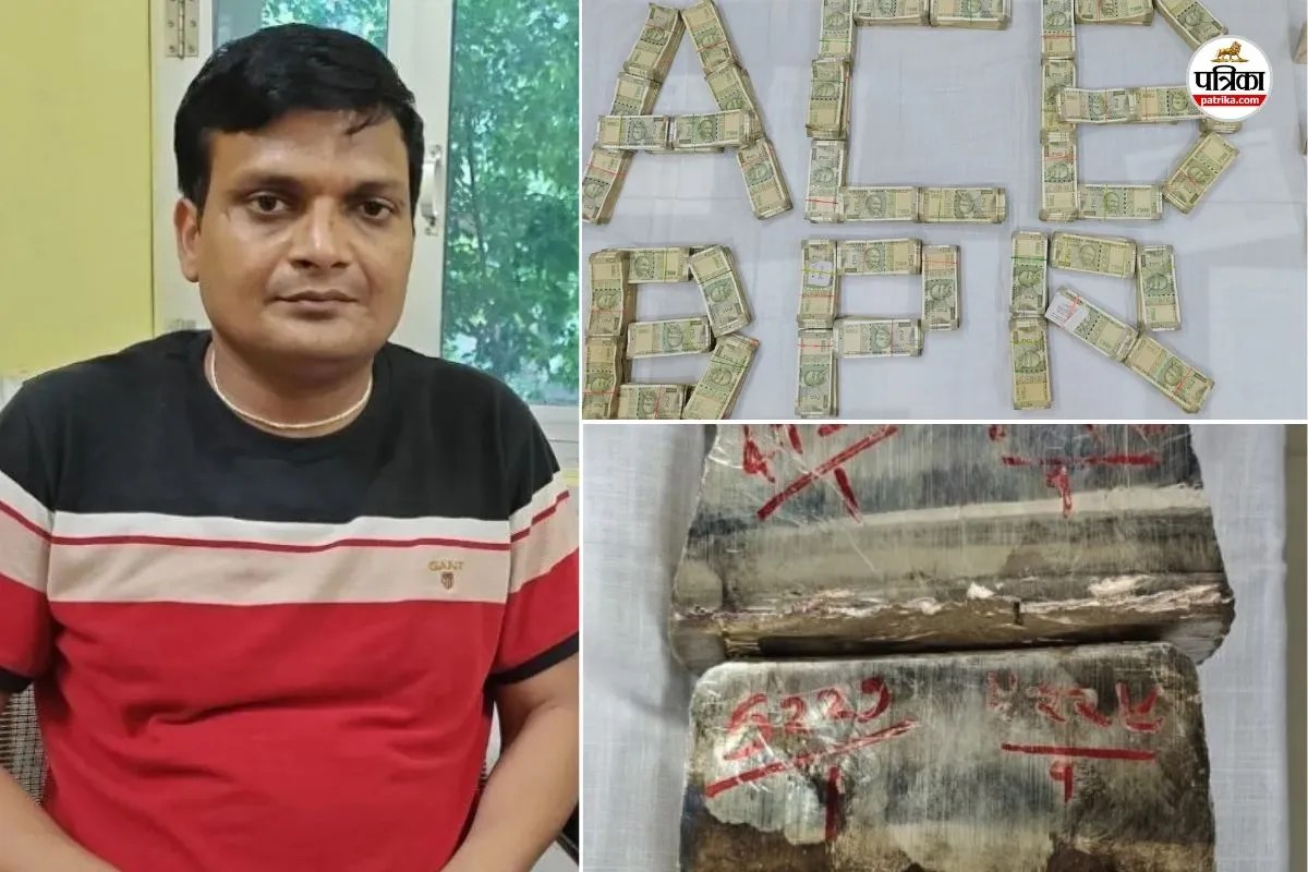 Rajasthan : भरतपुर में घूसखोर अभियंता निकला मालामाल, घर की तलाशी में ₹43 लाख नकद और 20 किलो चांदी मिली, ACB चौंक गई