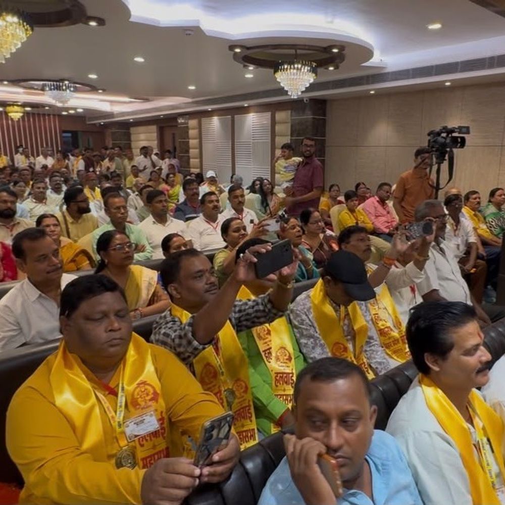 नवादा के गणपति महोत्सव में वैवाहिक परिचय सम्मेलन:38 जिलों से पहुंचे लोग, मंत्री-विधान पार्षद शामिल; शिक्षा, सुरक्षा पर हुई चर्चा