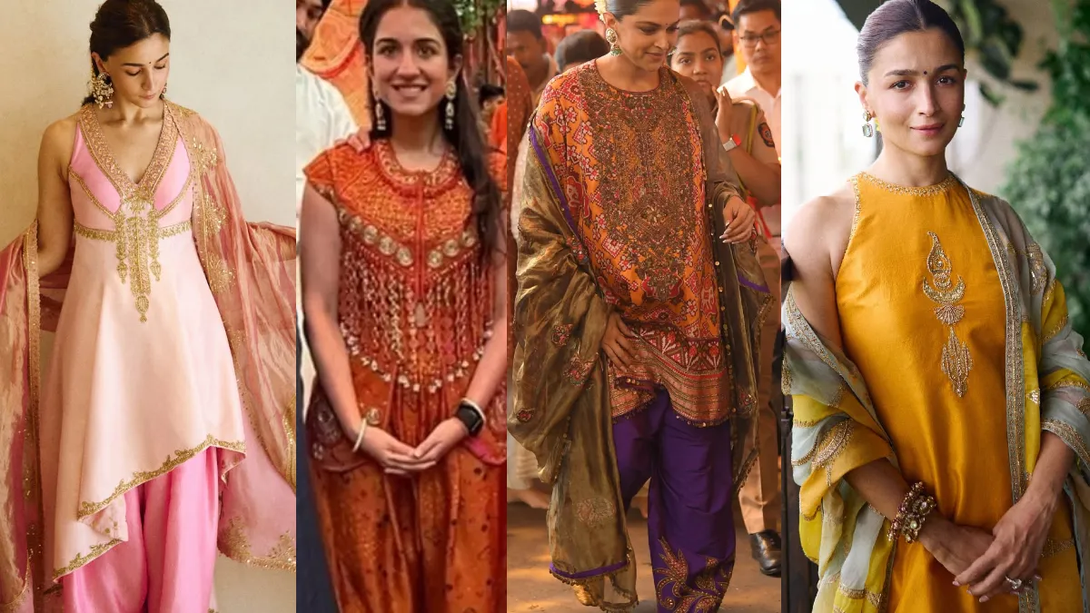 इस तरह के कुर्ते और सूट का है फैशन, राधिका मर्चेंट से लेकर आयिला तक ने पहने, त्योहार के लिए हैं बेस्ट