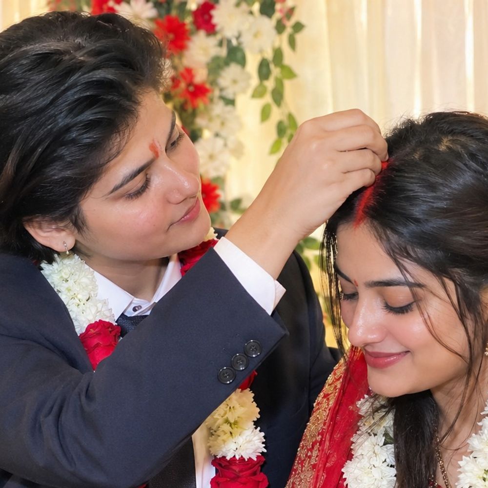 बांका में 2 लड़कियों ने शादी की,कहा- अलग नहीं होंगे:शर्ट-पैंट पहनने वाली लड़की बोली- पहले प्रेमिका की बड़ी बहन से प्यार हुआ था