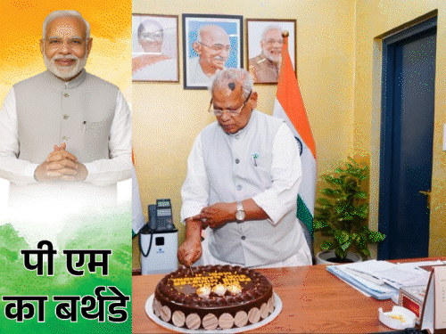 PM मोदी का बर्थडे-बिहार में जलाए जाएंगे 11 लाख दीए:मांझी ने केक काटा: सम्राट ने नए भारत का शिल्पकार बताया: रोहिणी बोलीं-महाअवतारी जी