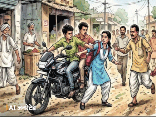 ‘भैया मुझे बचा लीजिए..ये मेरा दुपट्टा खींच रहे’:दरभंगा में जमुई जैसी वारदात, एग्जाम देने जा रही 10वीं की छात्रा से मारपीट-छेड़खानी, 2 गिरफ्तार