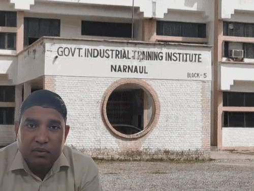 ‘ITI प्रिंसिपल को महिला टीचर ने ऑफिस में घुसकर पीटा’:नारनौल में अधिकारियों को लेटर भेजा- साथी ने कुर्सी उठाकर फेंकी, गालियां दीं