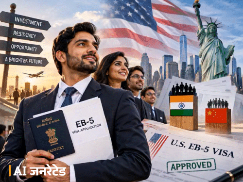 अमेरिका में EB-5 वीजा आवेदन में भारतीय सबसे आगे:12 हजार से ज्यादा लोगों ने अप्लाई किया, चीन को पीछे छोड़ा