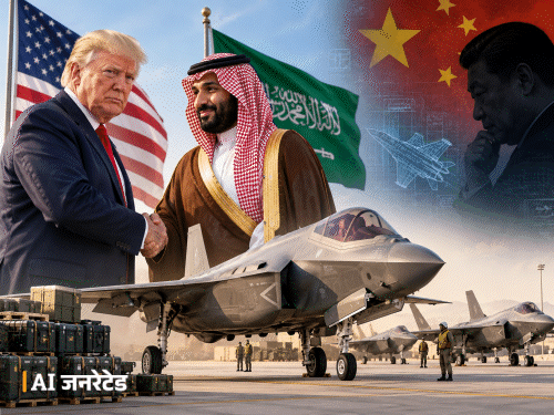 ट्रम्प ने सऊदी को F-35 फाइटर-जेट बेचने की मंजूरी दी:48 विमानों के लिए 2.3 लाख करोड़ रुपए की डील, अब कांग्रेस की मंजूरी जरूरी