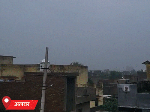 राजस्थान के 29 जिलों में आज तेज बारिश का अलर्ट:जोधपुर में एक महीने बाद हुई बरसात, दो जिलों में पारा 40 डिग्री के पार