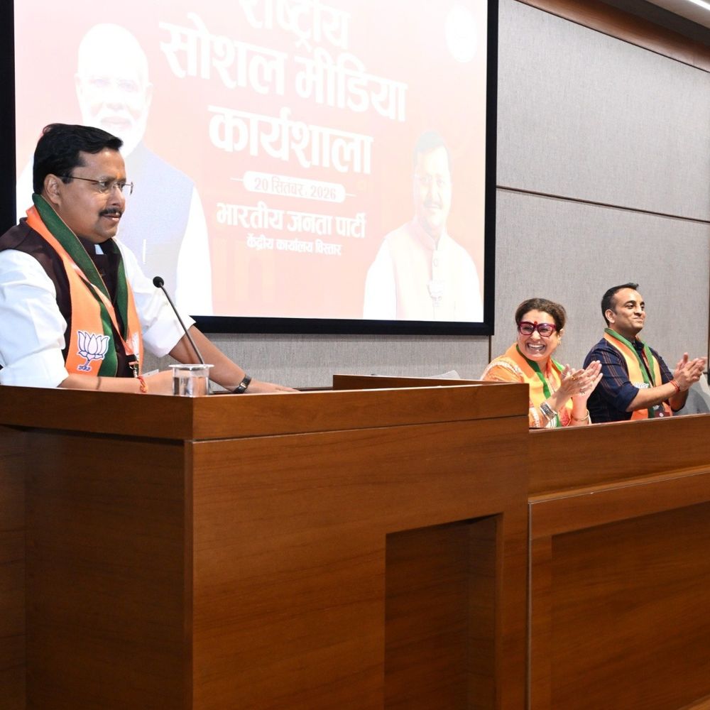 नितिन नवीन BJP की सोशल मीडिया वर्कशॉप में शामिल हुए:दावा- राहुल गांधी को जवाब देने और डिजिटल पहुंच बढ़ाने पर चर्चा
