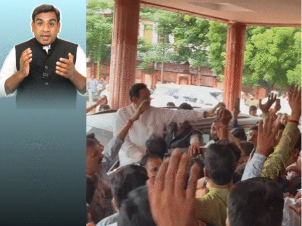 नरोत्तम का शक्ति प्रदर्शन, भीड़ जुटाकर फिर दिखाया दम:नेता जी को दो बार पीटा, दांत टूटे; 50-50 रुपए में पार करा रहे उफनती नदी