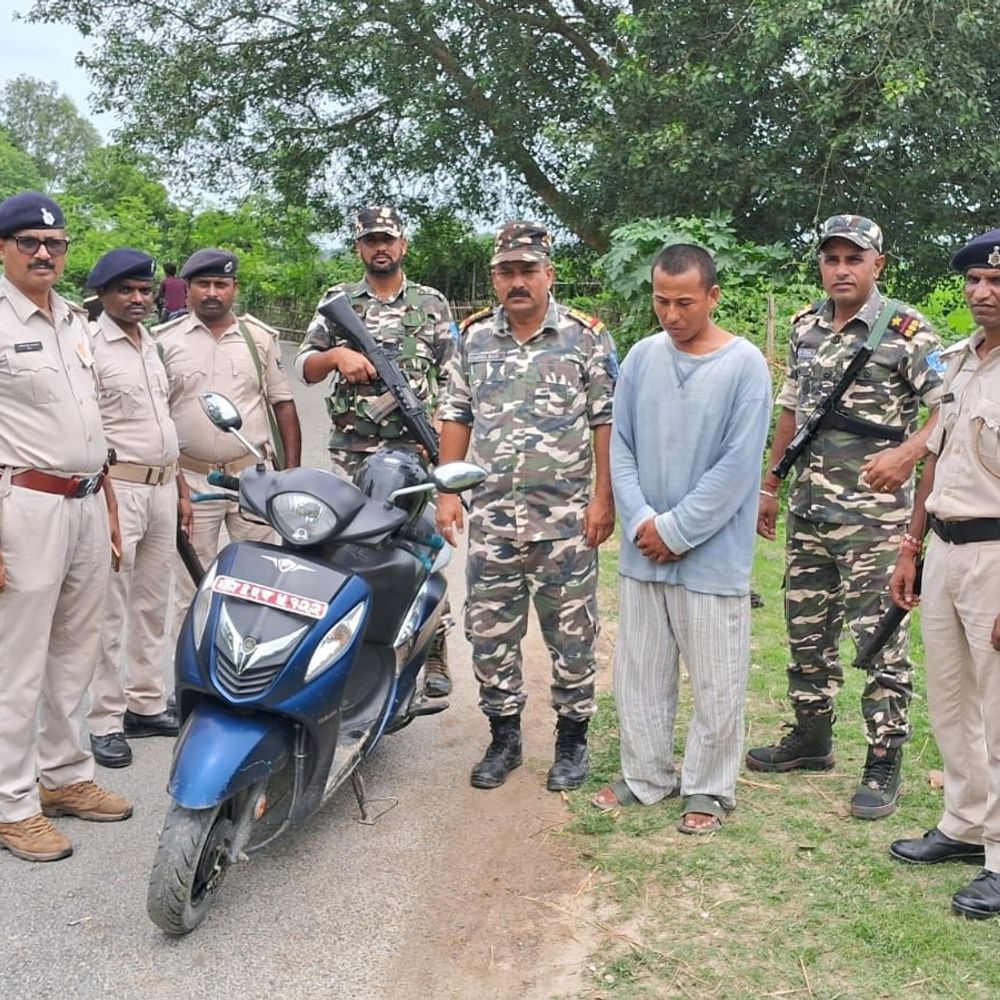 अररिया में 4.92 ग्राम स्मैक के साथ नेपाली नागरिक अरेस्ट:एसएसबी-पुलिस की संयुक्त कार्रवाई,स्कूटी से भारत से नेपाल जाने की थी तैयारी