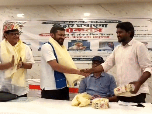 दरभंगा में ‘बिहार बचाएगा लोकतंत्र’ कार्यक्रम:कन्हैया बोले- बिहार लोकतंत्र की जननी है, समाज में सभी के लिए समान भाव और सम्मान जरूरी