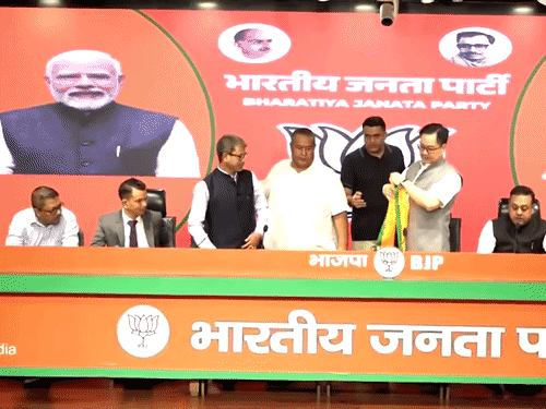 मेघालय में 8 UDP विधायक भाजपा में शामिल:BJP विधायक 2 से बढ़कर 10 हुए; राज्य में दूसरी सबसे बड़ी पार्टी बनी
