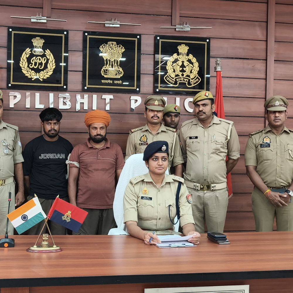 पीलीभीत में वाहन चोर गिरोह का खुलासा, 17 बाइक बरामद:पुलिस ने दो आरोपियों को पकड़ा, 6 जिलों में चोरी का नेटवर्क