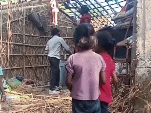 दरभंगा में जमीन विवाद में घर में घुसे 4 लोग:तोड़फोड़ के बाद सामान भी ले गए; महिला और दियादनी से मारपीट का आरोप