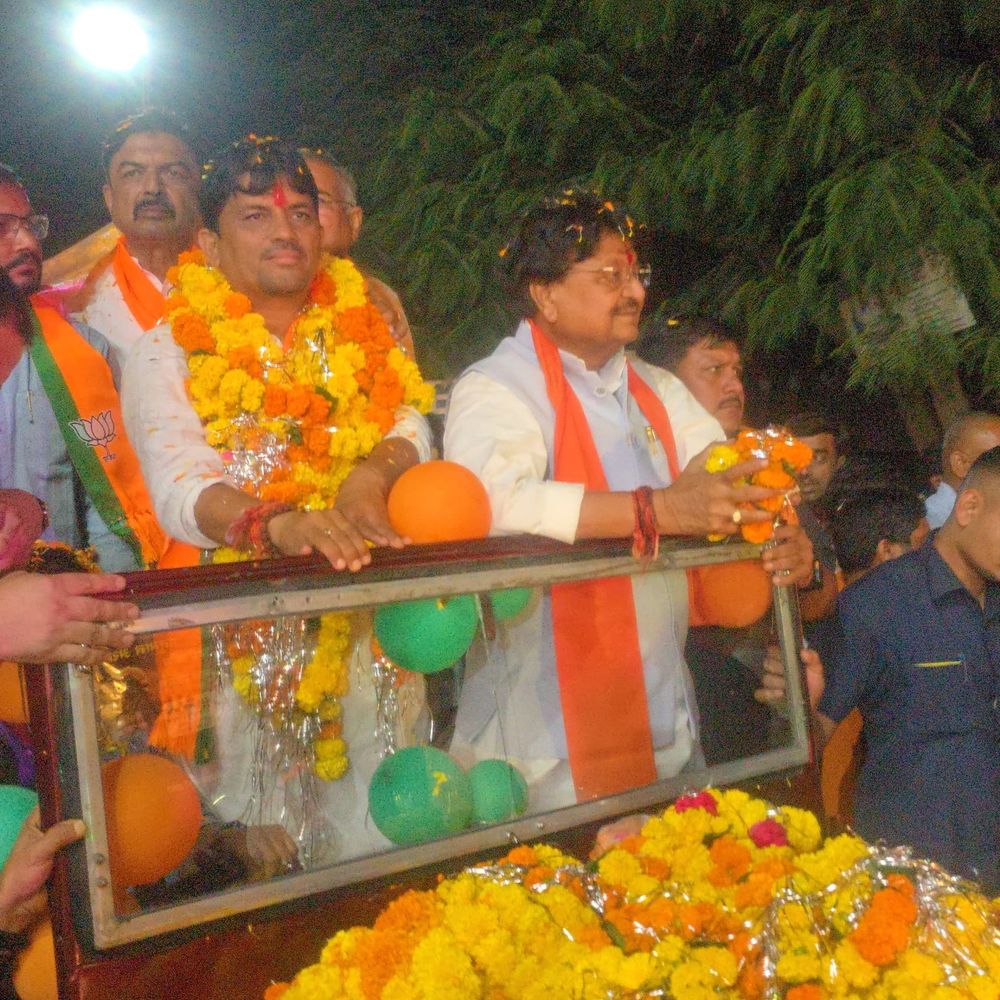 मंत्री कैलाश विजयवर्गीय बोले-कांग्रेस जीतेगी तो घंटी मिलेगी:विकास चाहिए तो भाजपा जिताएं; उपचुनाव में BJP प्रत्याशी के लिए मांगे वोट