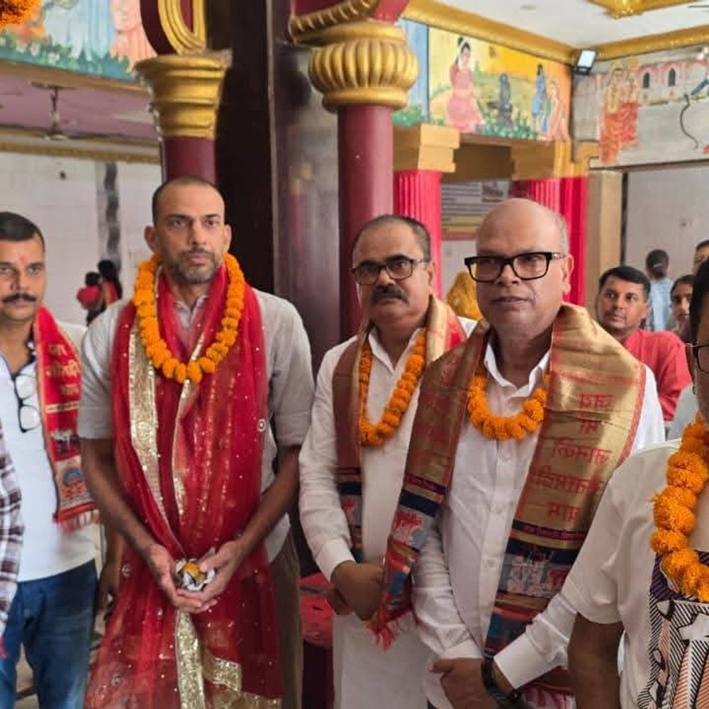 अल्लावरू बोले-‘संगठन को बूथ स्तर तक मजबूत करें’:कांग्रेस प्रभारी-प्रदेश अध्यक्ष ने जानकी मंदिर में संगठन को मजबूत करने का लिया संकल्प